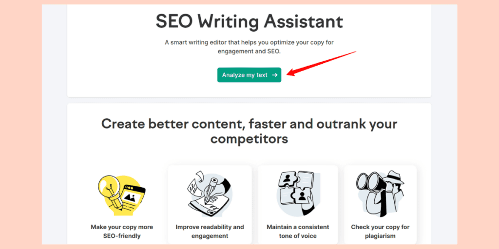 SEO writing assistant