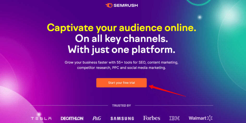 Semrush trial